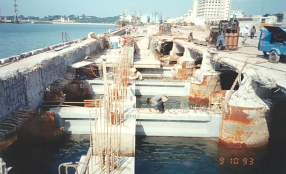 CONSTRUCTION OF WHARF AND CONTAINER STACKING YARD AT PSA 2