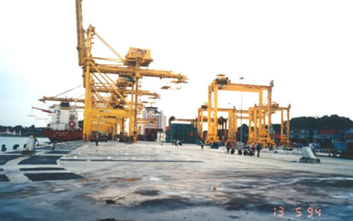 CONSTRUCTION OF WHARF AND CONTAINER STACKING YARD AT PSA 3