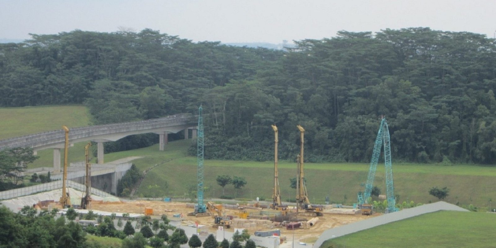 Bored Piling Works at SAFRA Punggol Club Building