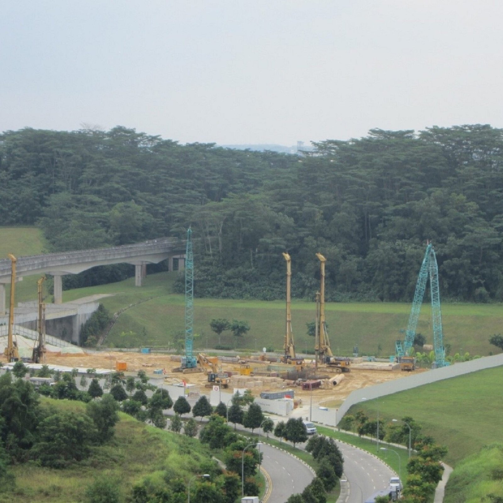 Bored Piling Works at SAFRA Punggol Club Building