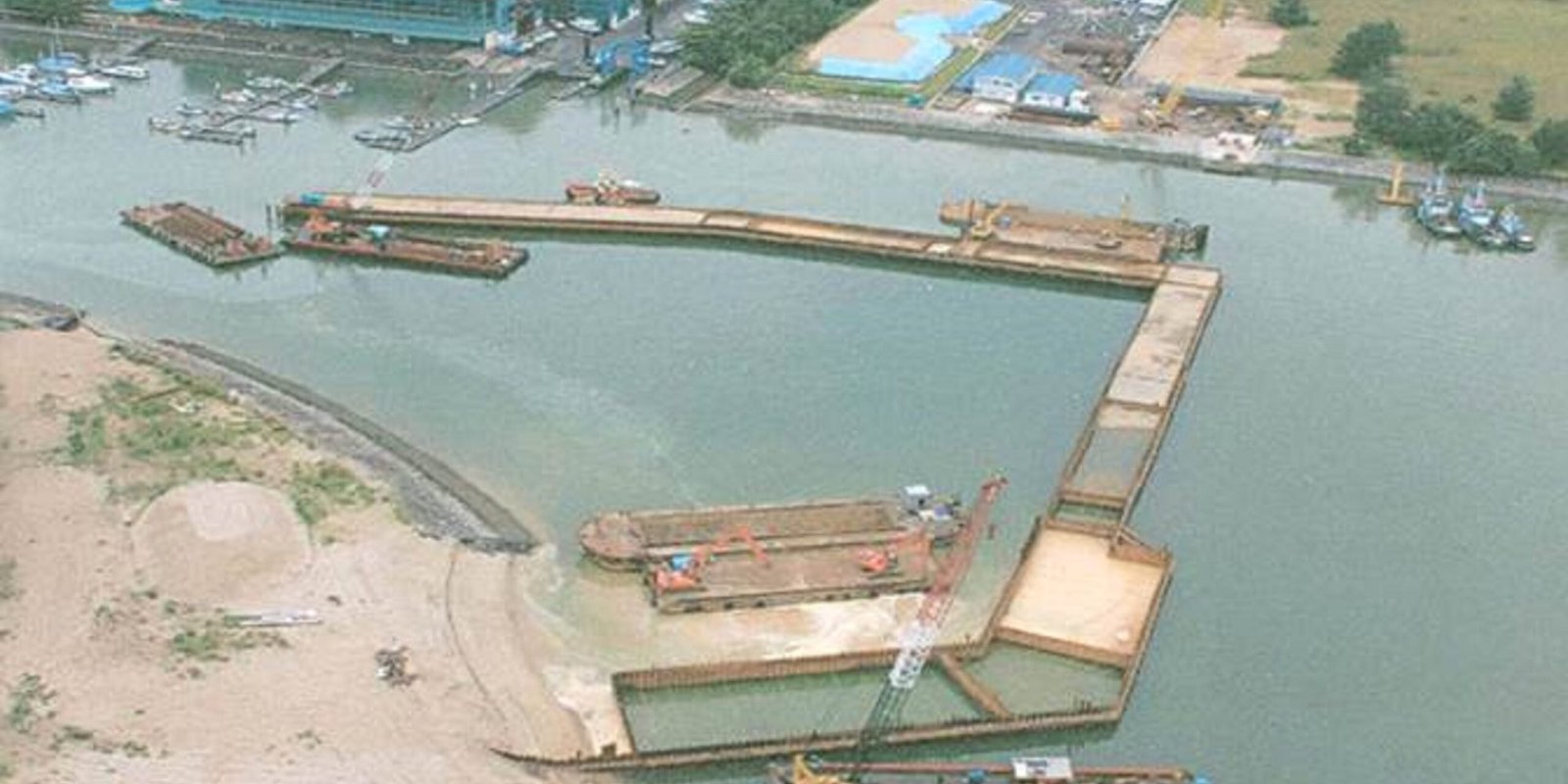 Punggol Reservoir – Cofferdam Construction