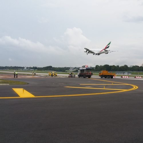 Taxiways at Changi Airport